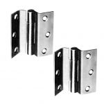 Satin Stainless Steel 2-1/2" Stormproof Casement Hinges (1951ss)